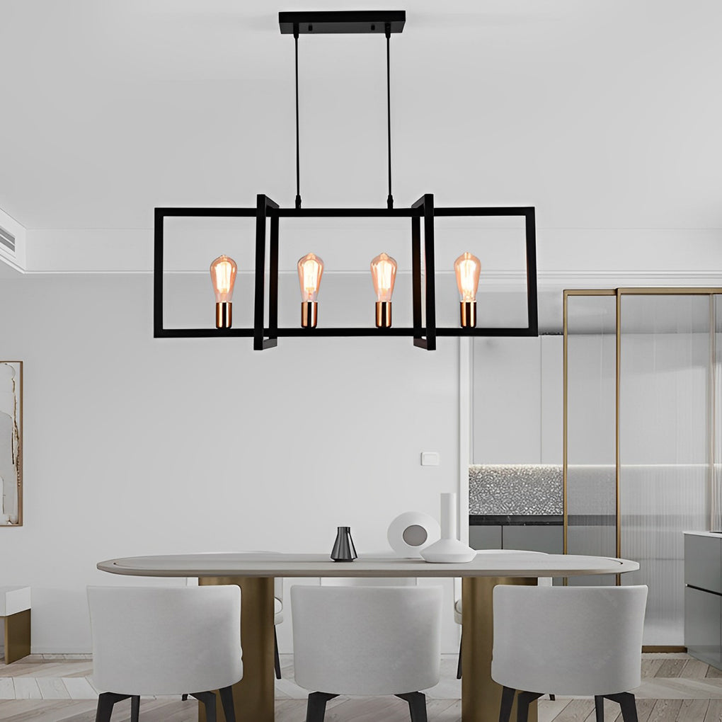 Rectangular Frame Design Pendant Lights Li002265