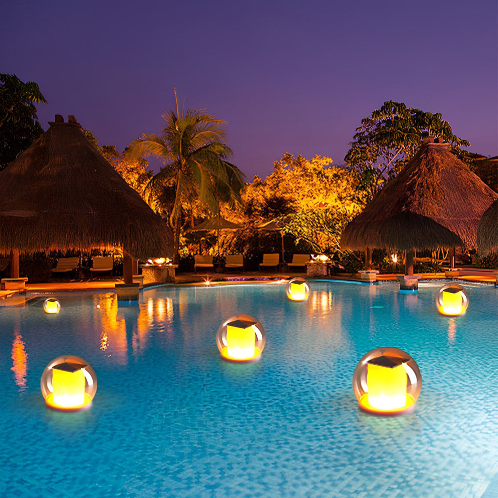 Round Ball Solar Floating Pool Light Ha085240