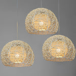 Round Rattan Pendant Light Li002321