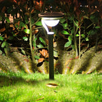 Aurelia Half-Sphere Solar LED Lawn Light in Matte Black