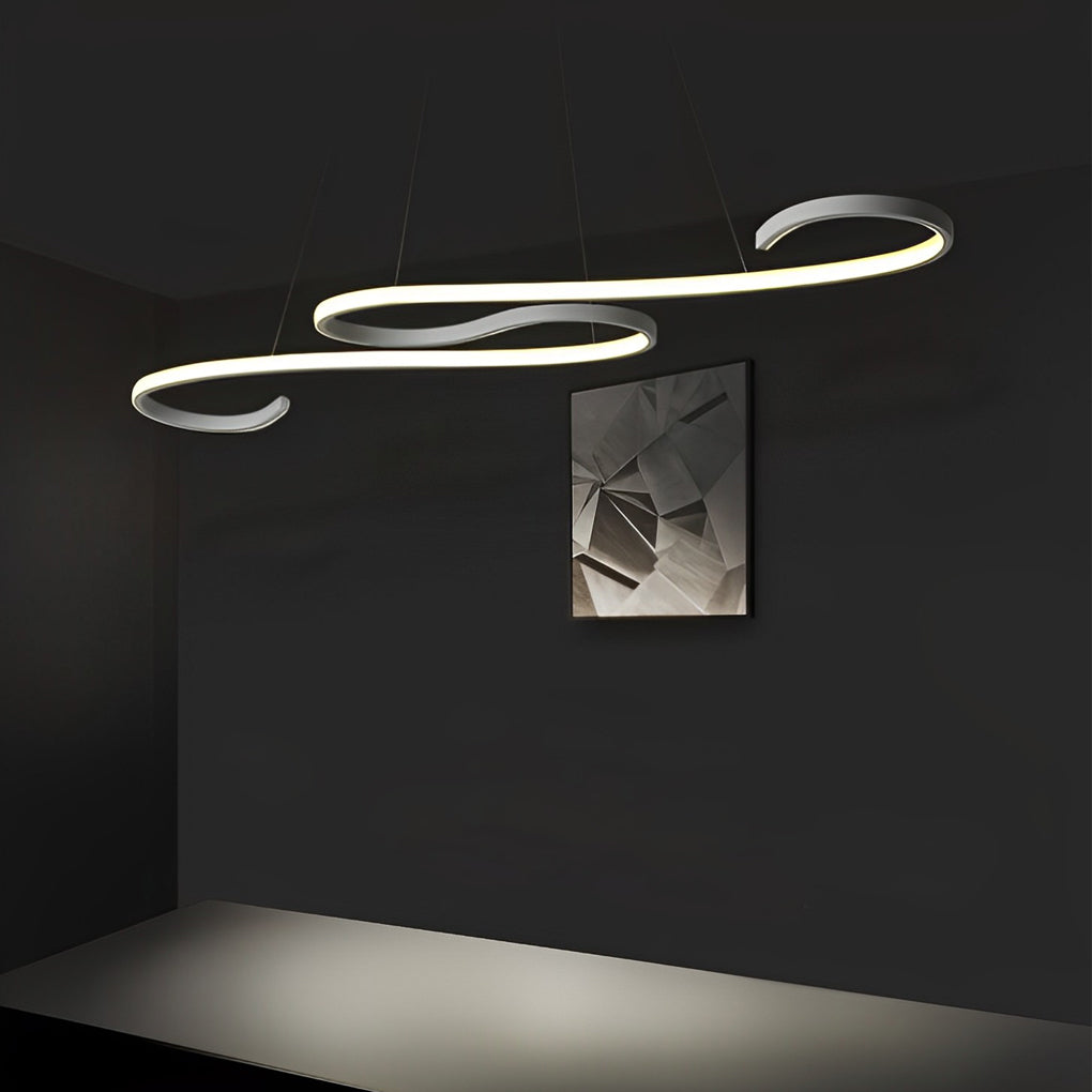 Wavy Lines Pendant Light Ha081690