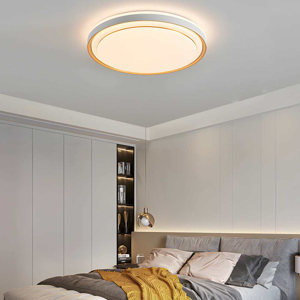 1 Light Rectangular Led Flush Mount Ceiling Light