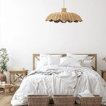 Boho Chic Rattan Woven Pendant Lamp