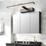 Adjustable Led Bathroom Vanity Light Crystal Acrylic Dimmable
