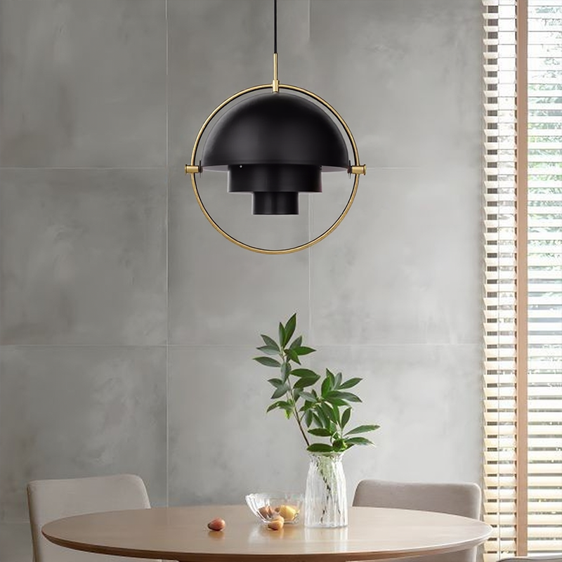 Creative Metal Ring Multi Layer Pendant Light