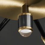Clear Acrylic Arm Wall Light Modern Aluminum Sconce For Living Room