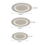 White Dimmable Led Circle Flush Ceiling Light