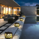 Rustic Led Outdoor Fence Post Light Li002368