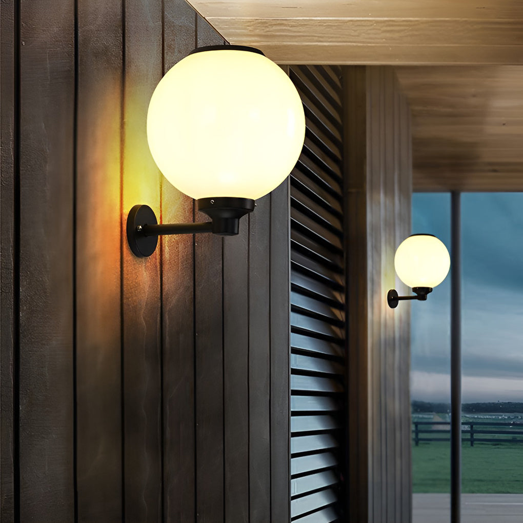 Round Modern Solar Wall Light Li002004