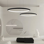 Black Ring Chandelier Led Pendant