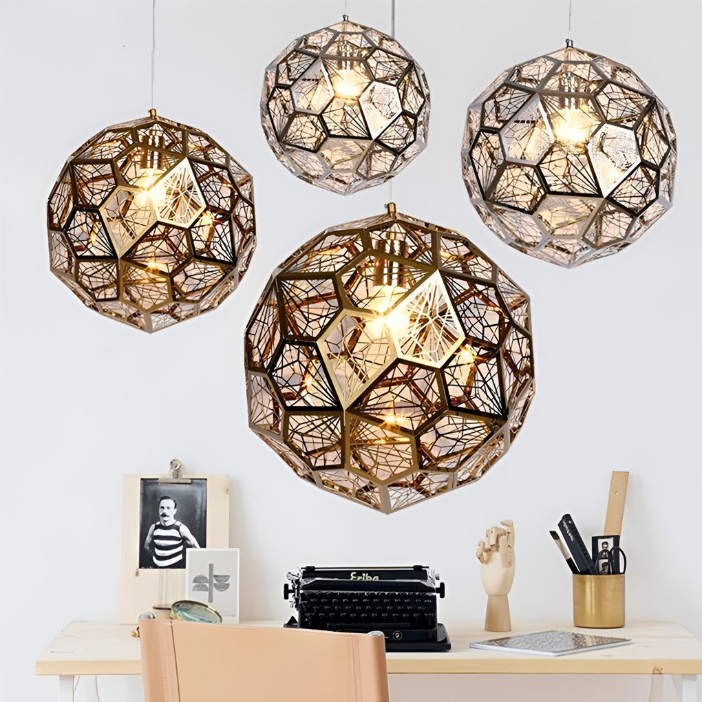 Geometric Spherical Postmodern Pendant Light Li001972