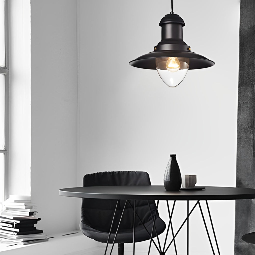 Round Retro Small Pendant Light Ha084471
