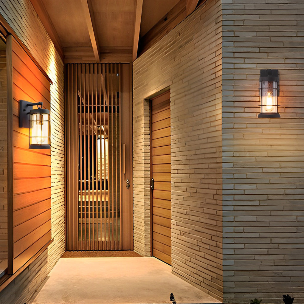 Lantern Black Wall Lights Ha076457