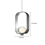 Rounded Rectangular Nordic Pendant Light Ha098923
