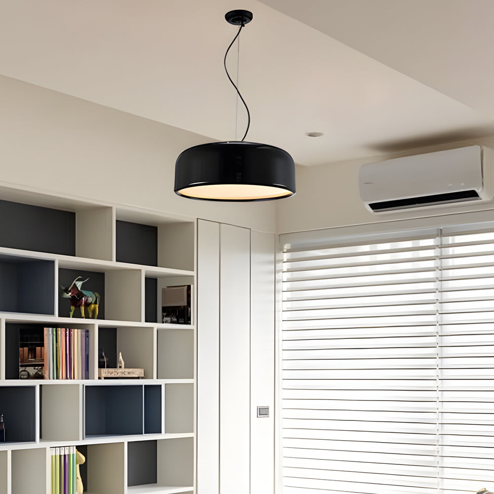 Smithfield Pendant Light Modern Aluminum Hanging Fixture In Black White