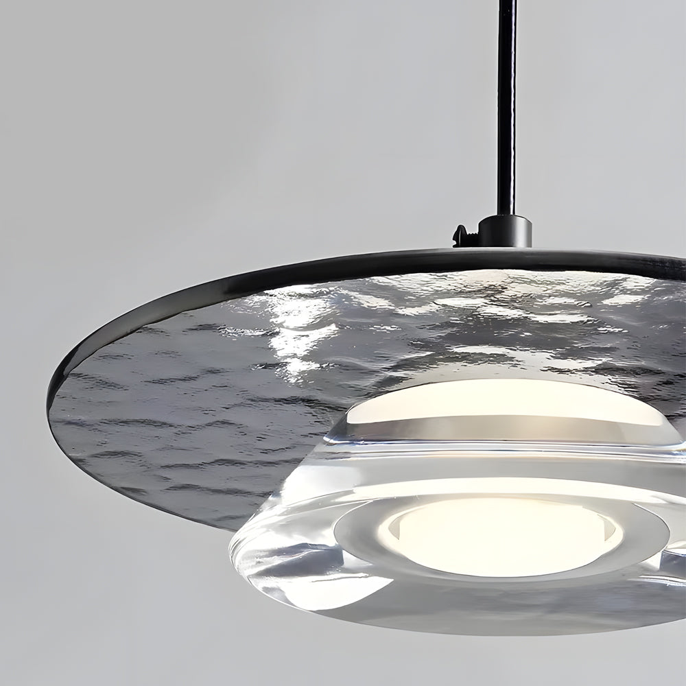 Dia 7 Led 3 Step Dimming Glass Italian Kitchen Pendant Lighting