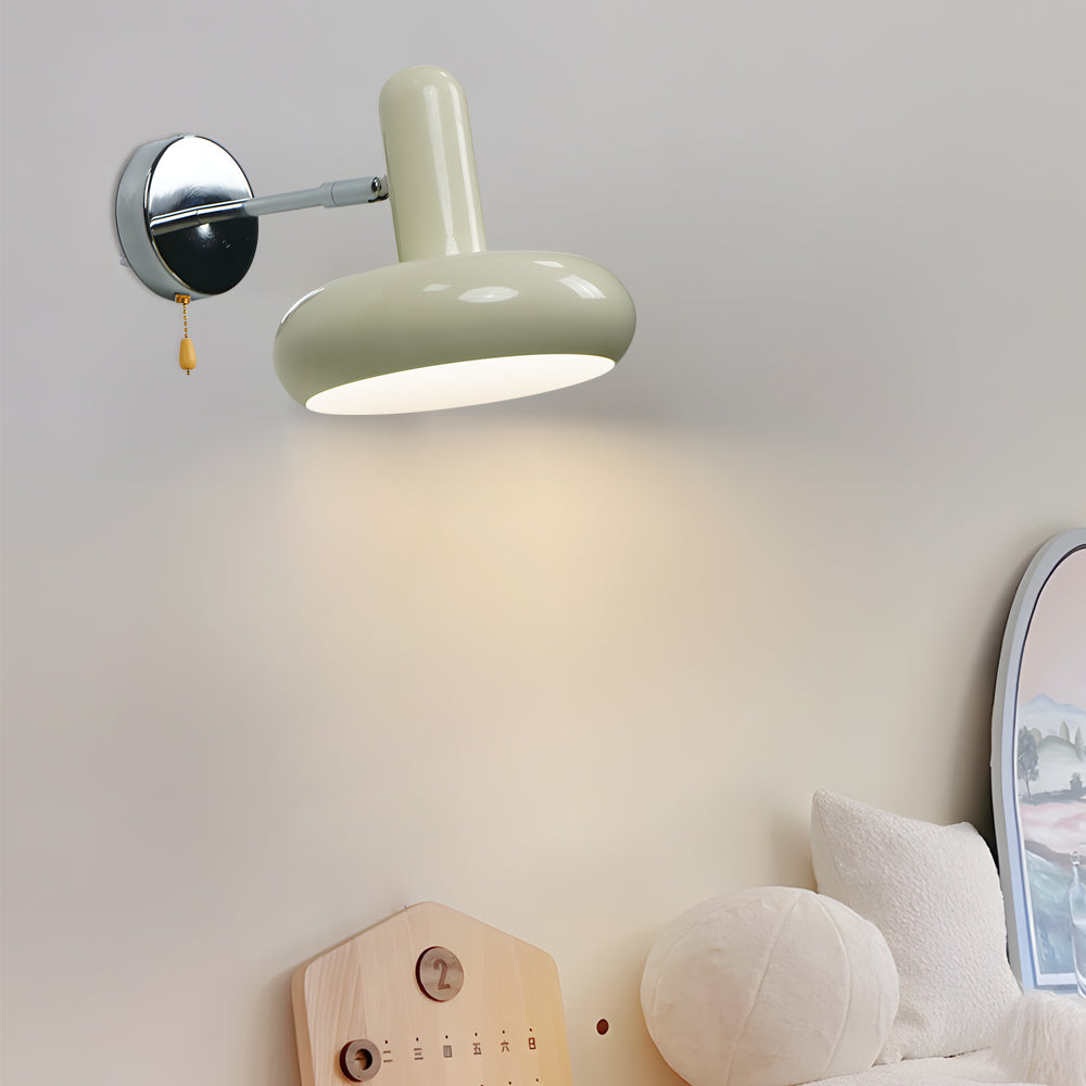 Creative Glass Swing Arm 3 Step Dimming Dimmable With Remote Wall Lamp