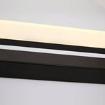 Linear Led Black Bathroom Fixture Light Filter