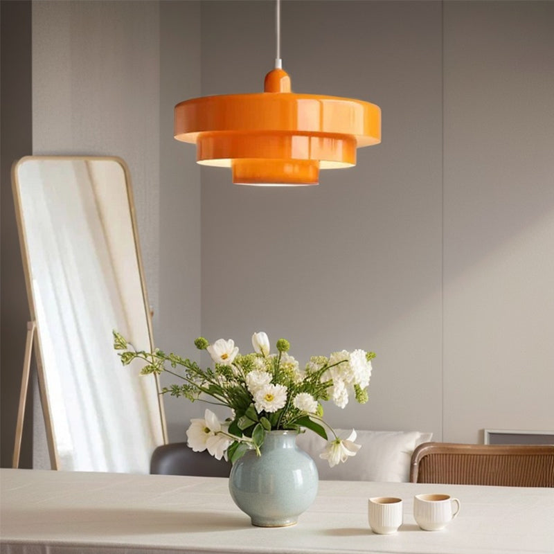 Alloliving Creative Retro Orange Chandelier
