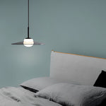 Glass Ufo Led Black Kitchen Pendant Light Li002218