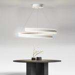 Rotating White Nordic Chandelier Ha083139