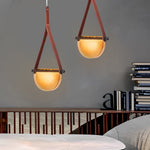 Semicircular Glass Belt Pendant Light Ha097852