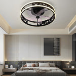 Round Led Bladeless Ceiling Fan Ha082858