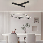 2 3 Rings Three Step Dimming Creative Modern Ceiling Lights Fixture Chandelier