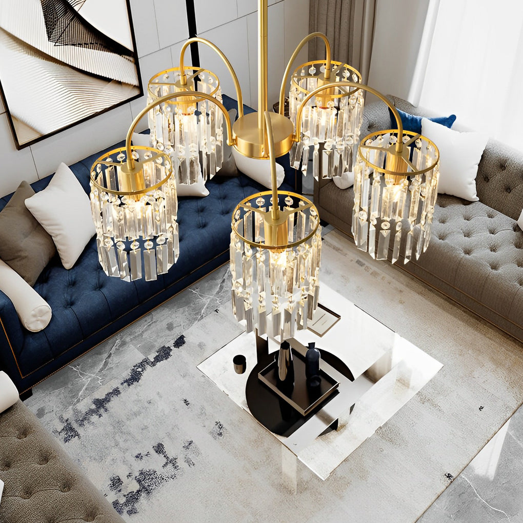 Crystal Shade Luxury Modern Chandelier Ha098708