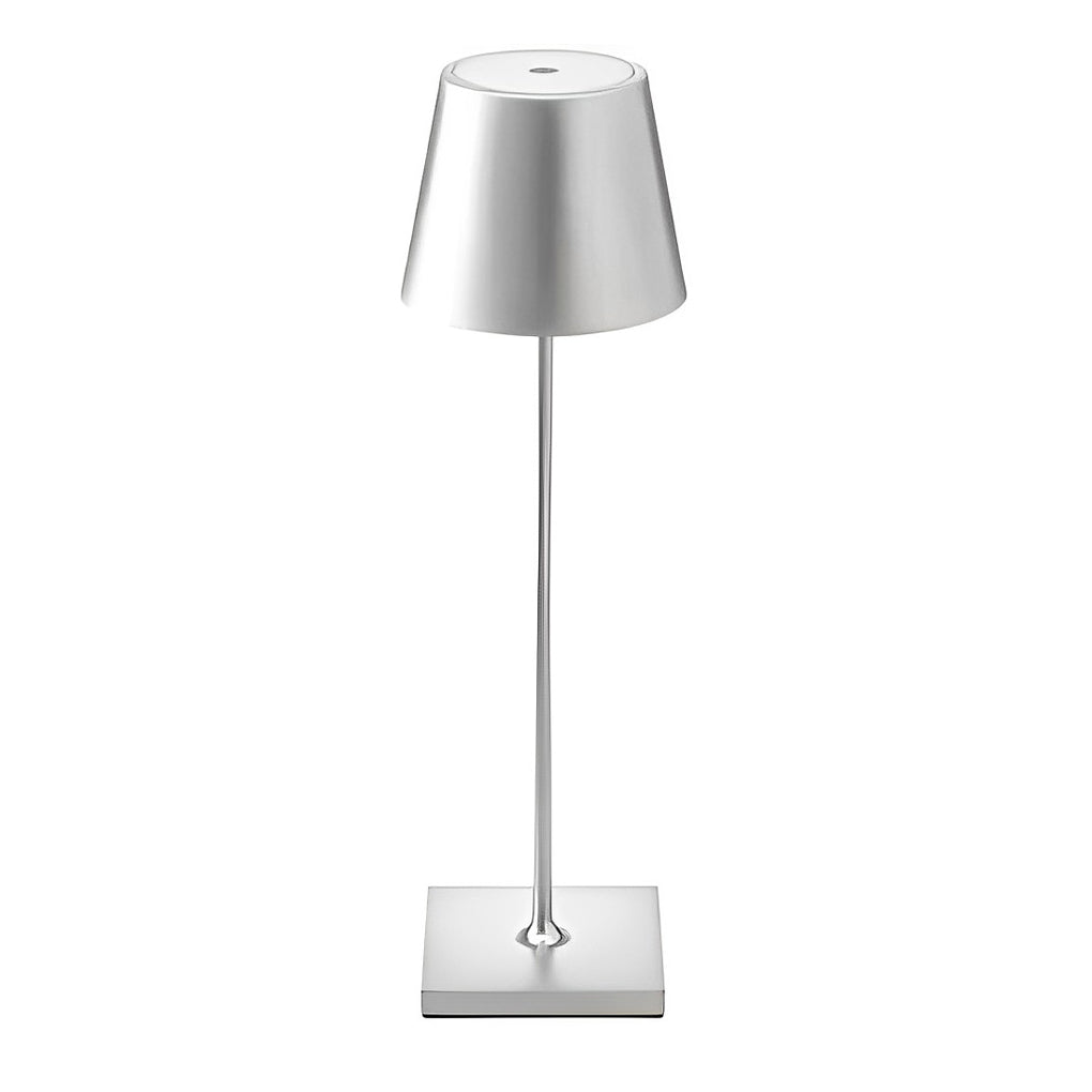 Top Hat Aluminum Rechargeable Portable Touch Control Table Lamp