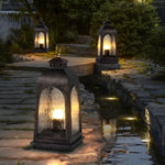 Metal Portable European Style Outdoor Floor Lamp Li002342