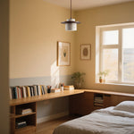 Modern Chic Travertine Pendant Light