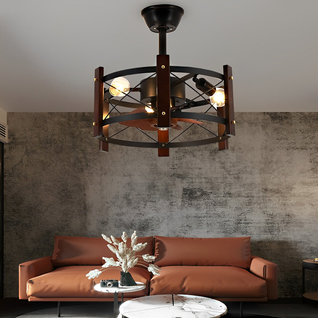 Retro Bladeless Ceiling Fan Ha080076