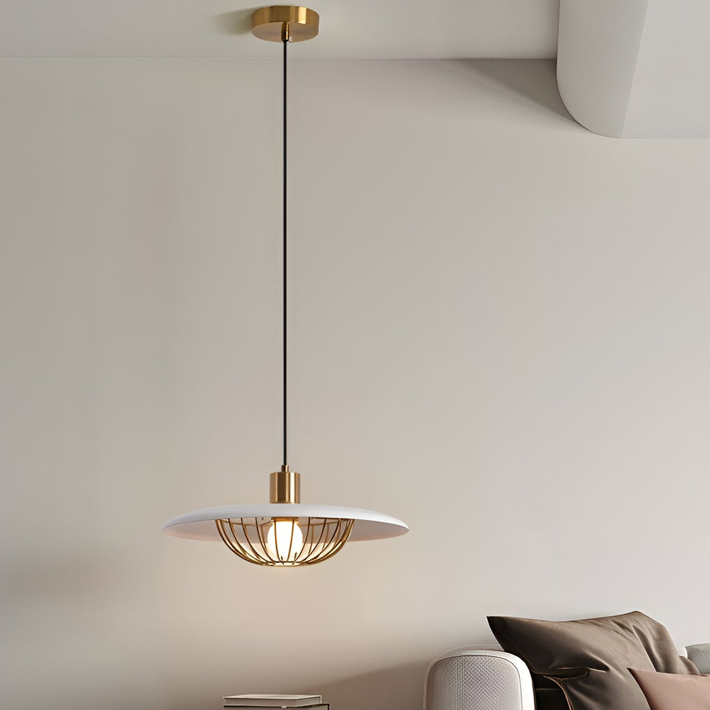 Circular Electroplated Nordic Chandelier