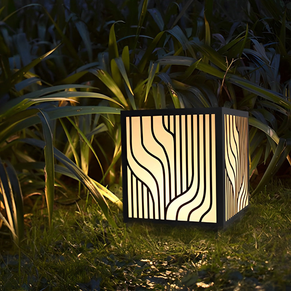 Square Modern Outdoor Fence Post Light Li002172