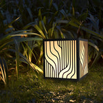 Square Modern Outdoor Fence Post Light Li002172