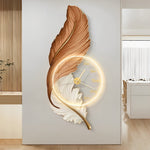 Feathers Painting Wall Lamp Li002510