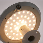 Simple Round Led Solar Led Post Light With Dual Motion Sensor