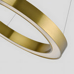 Gold Ring Pendant Light Modern Luxury Led Suspension