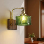 Radiant Woodland Elegance Wall Light