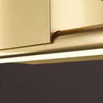 Brushed Brass Linear Led Bathroom Vanity Light