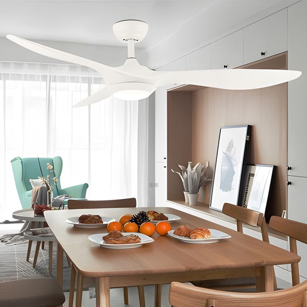 Envy 52 3 Blade Led Ceiling Fan With Lights And Remote 6 Fan Speeds Ceiling Fan Light For Living Room