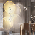 Industrial Multi Angle Task Lighting Chrome Floor Lamp
