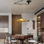 Wood Swing Arm Modern Chandelier Li002610