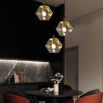 Glass Metal Nordic Kitchen Island Lighting Li002153