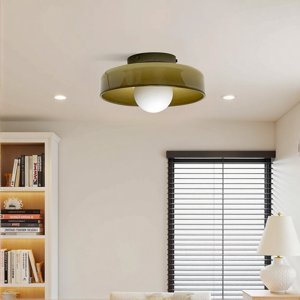 Modern Round Flush Mount Ceiling Light