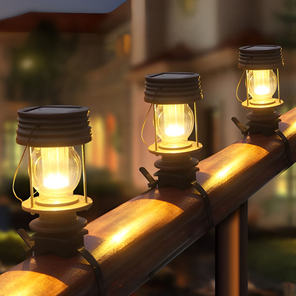 Retro Solar Powered Outdoor Light Ha080366
