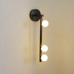 Elegant Brass Glass Wall Light