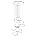 Blown Glass Random Pendant Light