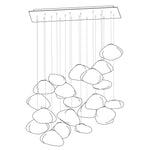 Blown Glass Random Pendant Light